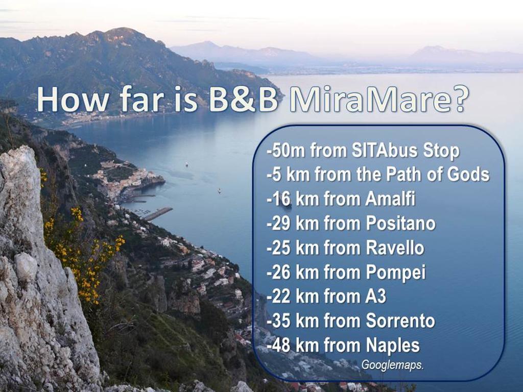 B&B Miramare Agerola Buitenkant foto